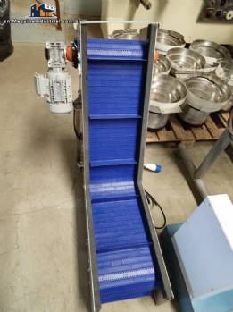 Stainless steel inclined treadmill with COBRA slats