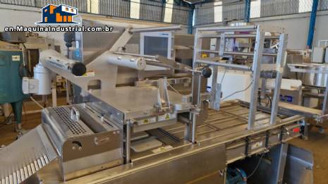 Multivac automatic stainless steel tray thermosealer packaging machine
