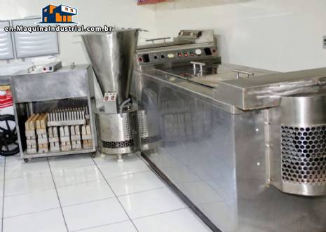 Machines for producing ice cream and popsicles.