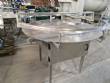 Masipack 1200 mm stainless steel rotating accumulator table