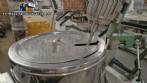Electric stainless steel jacketed mixing tank