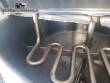 Stainless steel jacketed pot with internal steam system