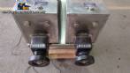 Filling machine with 2 nozzles for liquids and pilfer cap screwer