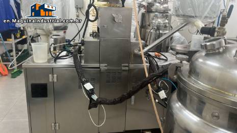 Production line for soft gel capsules, encapsulating up to 24,000 capsules/hour.