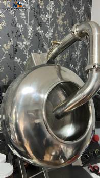 Stainless steel benchtop smooth coating pan, 5 liters, Quality brand, with inflator.