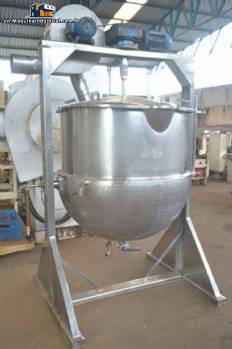 Industrial candy cooker 800 L Biasinox