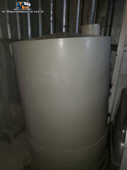 Grabe 2000 L industrial plastic tank made of polypropylene polymer