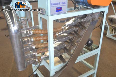 5-deck peeler with JAF Inox silo