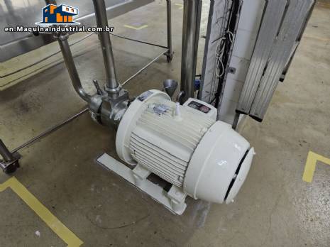 REX-III/II/K Meteor 40 HP stainless steel colloidal mill