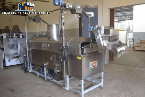 Continuous fryer 300 kg/hour MCI