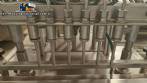 Linear filling 6 stainless steel burners