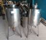 Stainless steel tank with 100 L capacity