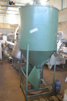 Vertical mixer with thread