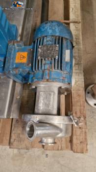 Castinox sanitary centrifugal pump with WEG 2 HP motor