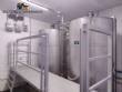 Aplimaq liquid screw-filling and rinsing line, 800 to 1000 liters per hour