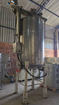 Stainless steel jacketed tank with resistance heating 1800 liters