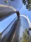 Vertical storage tank in AISI 304 stainless steel, 60,000 liters