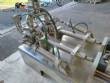 Stainless steel benchtop filling machine for liquids and viscous products