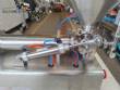 Stainless steel filling machine with 1 benchtop spout 100 ml to 1000 ml
