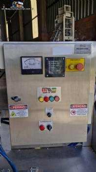 Automatic stainless steel induction lid sealer for GRC jars and bottles