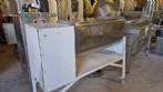Horizontal paddle mixer in stainless steel, 200 liters, 2 HP.