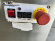 Labeling machine for dropper bottles with double printhead transparent stainless steel label