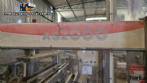 Automatic stainless steel labeling machine with two heads for Narita self-adhesive labels