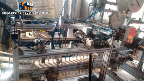 Machine for automatic application of clip strip Festo