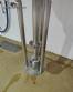 Stainless steel turbine agitator mixer, 25 HP
