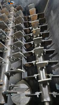 Steel mixer/crusher/de-aggregator, 20 HP, 1.5 tons.