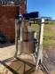 Stainless steel gas-powered tilting mixing tank, 300 liters.
