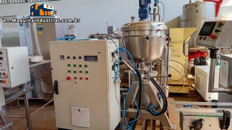 Universal stainless steel vacuum food processor