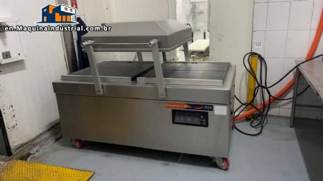 Stainless steel vacuum packaging machine with double chamber, Selovac