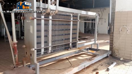 Alfa Laval CLIP 8-RM stainless steel plate pasteurizer
