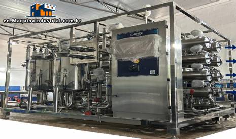 Membrane filtration system for whey permeate