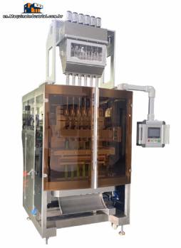 Stick sachet filling machine for 3, 4, 5 and 6-way powders