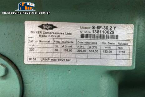 Industrial freezing S�o Rafael