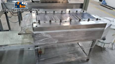 Stainless steel 7-roll cylinder for lasagna pasta 7-roll Indiana 400 mm