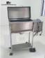 Stainless steel ribbon blender mixer for powders, 50 liters.