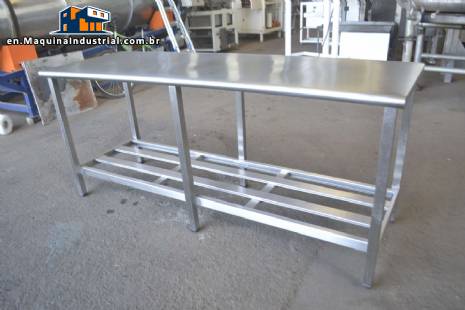 Stainless steel table 700 mm x 2000 mm