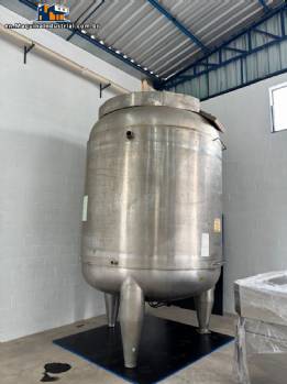 Alsafe 316L stainless steel aseptic tank for the beverage industry 12.000 L