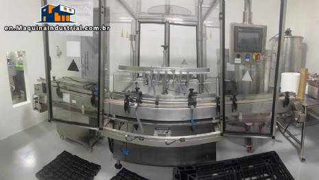 WADA 7-nozzle stainless steel linear filling machine