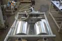 Stainless steel filling machine for liquids 2 spouts