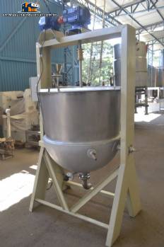 Stainless steel steam pot 500 L