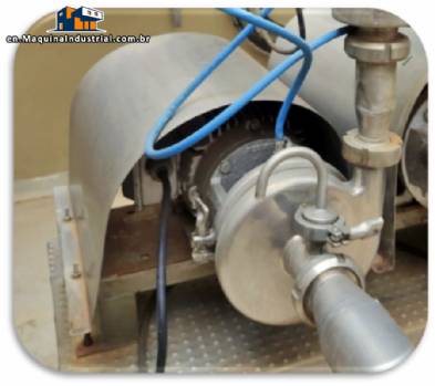 Triclover stainless steel sanitary centrifugal pump, 15 m/h