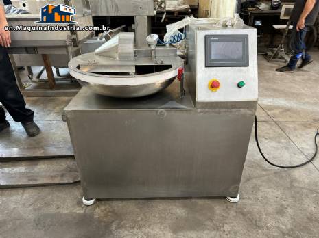 Stainless steel food processor/cutter for chopping and emulsifying meats and sausages, 20 liters.