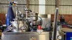 Stainless steel filling machine for beer liquids in Brabeer bottles