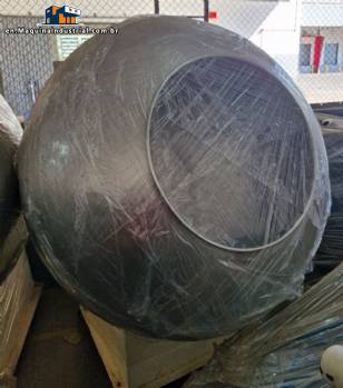 Stainless steel coating machine, 150 kg per hour.