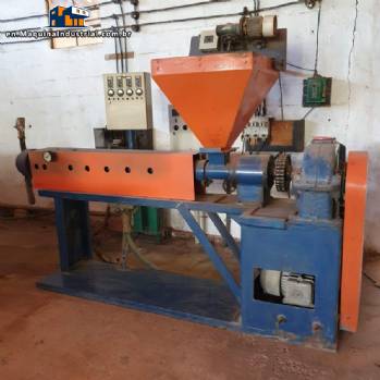 Extruder for recycling LBPE and AEPPE with a 90 mm screw