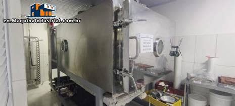 Freeze dryer, stainless steel freeze-drying machine for 50 kg to 60 kg. Freeze dryer, stainless steel freeze-drying machine for 50 kg to 60 kg.